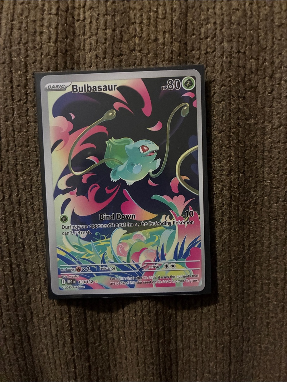 Bulbasaur Pokémon Collectible Card - Multicolor
